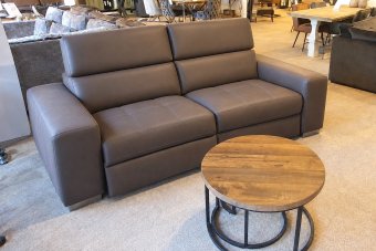 Harderwijk Bankstel in kunstleer – materiaalimpressie