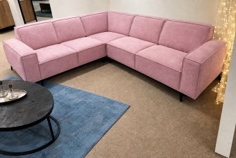 Heerlen 2 Zits + Hoek + 2 Zits in roze – kleurimpressie