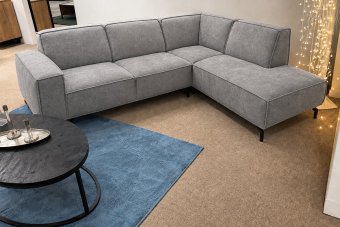 Heerlen Hoekbank in grijs – kleurimpressie