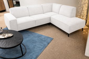 Heerlen Hoekbank in wit – kleurimpressie