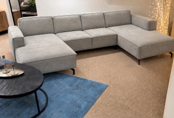 Bank Heerlen · Longchair + 2 Zits + Longchair 330cm