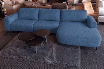 Helmond 2 Zits + Longchair Klein in blauw – kleurimpressie