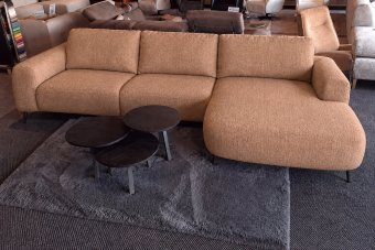 Helmond 2 Zits + Longchair Klein in cognac – kleurimpressie