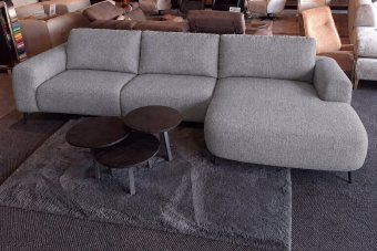 Helmond 2 Zits + Longchair Klein in grijs – kleurimpressie