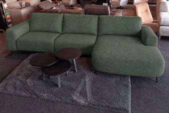 Helmond 2 Zits + Longchair Klein in groen – kleurimpressie