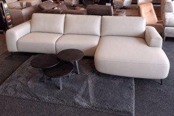 Helmond 2 Zits + Longchair Klein in kunstleer – materiaalimpressie