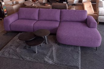 Helmond 2 Zits + Longchair Klein in paars – kleurimpressie