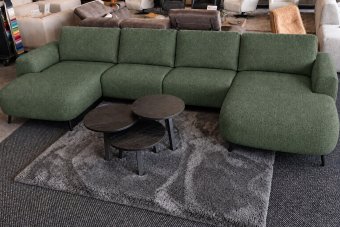 Helmond Longchair Klein + 2 Zits + Longchair Klein in groen – kleurimpressie
