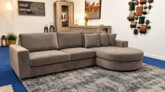 Bank Hilversum · 2 Zits + Longchair Rond 279cm