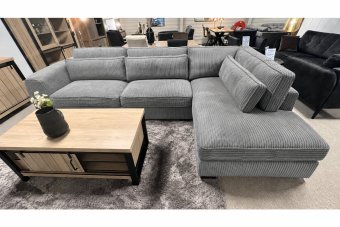 Hoekbank Alphen in grijs – kleurimpressie
