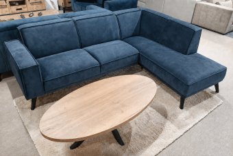 Hoekbank Den Haag in blauw – kleurimpressie