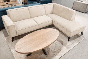 Hoekbank Den Haag in creme – kleurimpressie