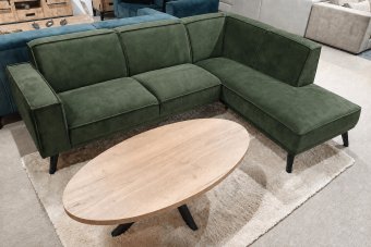 Hoekbank Den Haag in groen – kleurimpressie