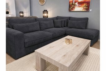 Hoekbank Ijsselstein in antraciet – kleurimpressie