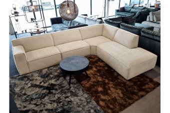 Hoekbank Leeuwarden in beige – kleurimpressie