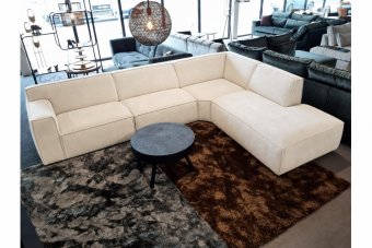Hoekbank Leeuwarden in creme – kleurimpressie
