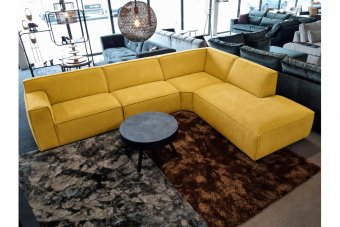 Hoekbank Leeuwarden in geel – kleurimpressie