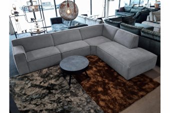 Hoekbank Leeuwarden in grijs – kleurimpressie