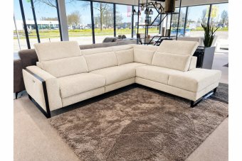 Hoekbank Meppel in creme – kleurimpressie