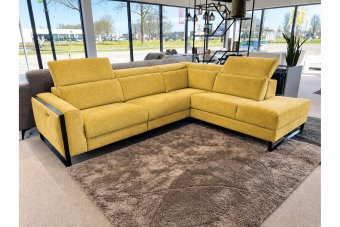 Hoekbank Meppel in geel – kleurimpressie