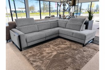 Hoekbank Meppel in grijs – kleurimpressie