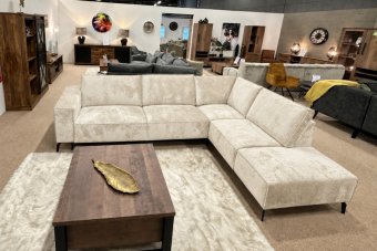 Hoekbank Nieuwegein  in creme – kleurimpressie