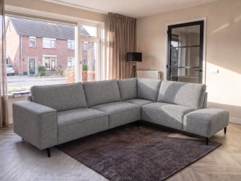 Hoekbank Nieuwegein  in grijs – kleurimpressie