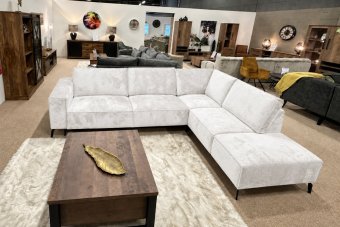 Hoekbank Nieuwegein  in wit – kleurimpressie
