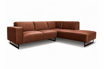 Hoekbank Scherpenisse in velvetstof – materiaalimpressie