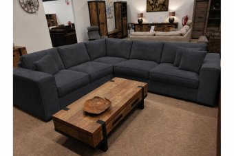 Hoekbankstel Berlicum in antraciet – kleurimpressie