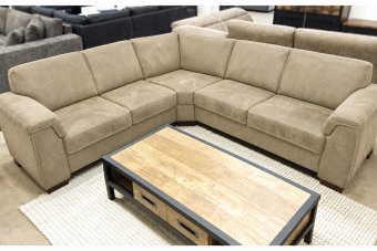 Hoekbankstel Elsen in beige – kleurimpressie