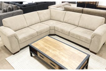 Hoekbankstel Elsen in creme – kleurimpressie