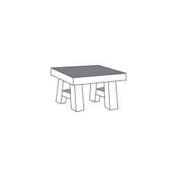 Kwadro Eettafel-XM Antraciet