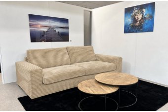 Hoorn 2 Zits in beige – kleurimpressie