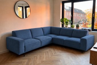 Huizen 2 Zits + Hoek + 2 Zits in blauw – kleurimpressie