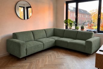 Huizen 2 Zits + Hoek + 2 Zits in groen – kleurimpressie