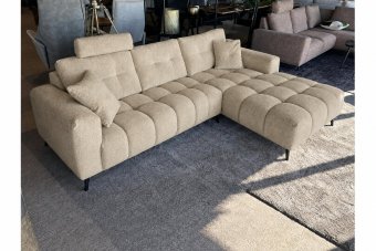 Hulst 2 Zits + Longchair in beige – kleurimpressie