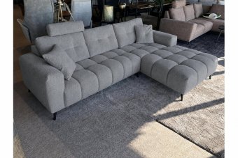 Hulst 2 Zits + Longchair in grijs – kleurimpressie