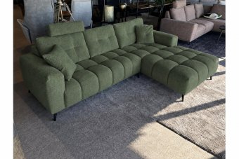Hulst 2 Zits + Longchair in groen – kleurimpressie