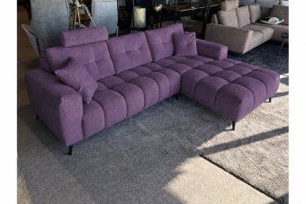 Hulst 2 Zits + Longchair in paars – kleurimpressie