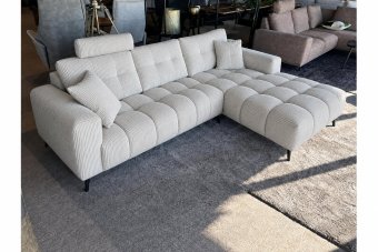 Hulst 2 Zits + Longchair in ribstof – materiaalimpressie