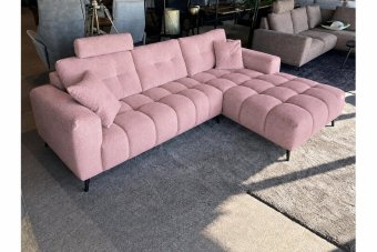 Hulst 2 Zits + Longchair in roze – kleurimpressie
