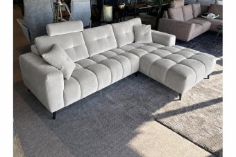 Hulst 2 Zits + Longchair in velvetstof – materiaalimpressie