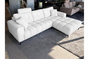 Hulst 2 Zits + Longchair in wit – kleurimpressie