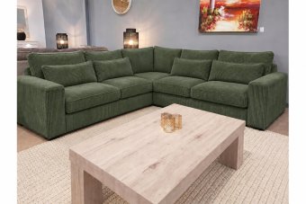 Ijsselstein 2 + Hoek + 2 Zits in groen – kleurimpressie
