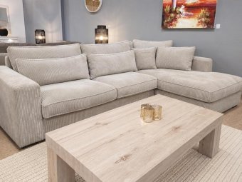 Bank Ijsselstein · 2 Zits + Longchair 270cm