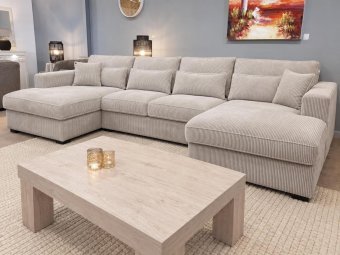 Bank Ijsselstein · Longchair + 2 Zits + Longchair 360cm