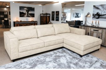 Ilpendam Longchair in creme – kleurimpressie
