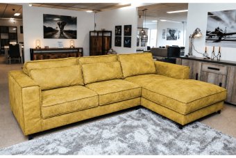 Ilpendam Longchair in geel – kleurimpressie