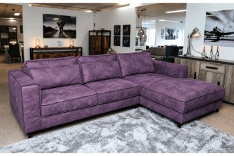 Ilpendam Longchair in paars – kleurimpressie